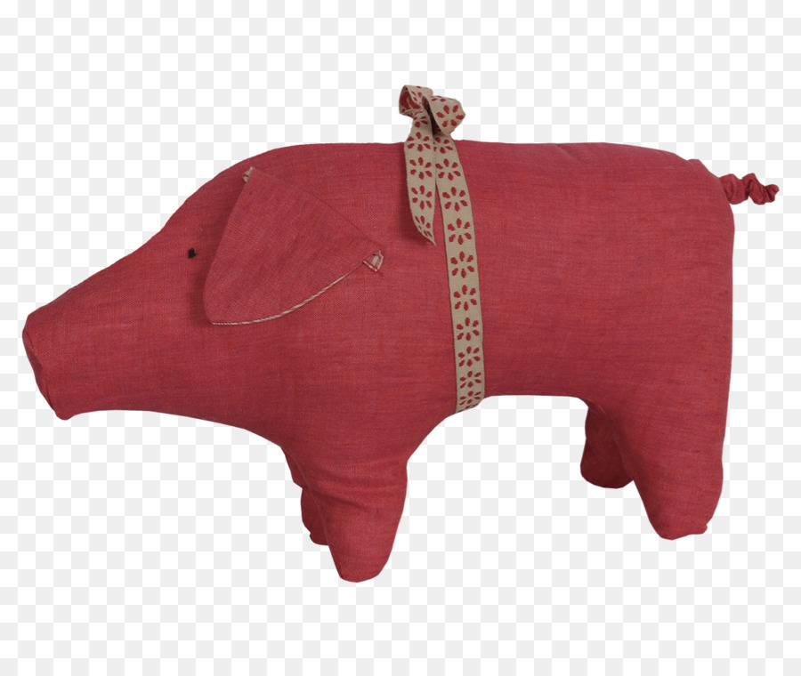 Peluche Cochon Rouge，Cochon PNG