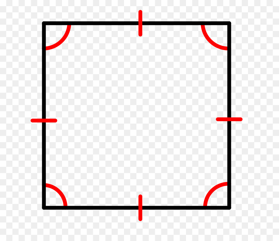 Equiangular Polygone，Carré PNG