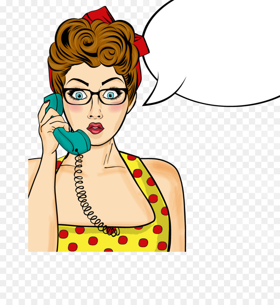 Femme Au Téléphone，Communication PNG