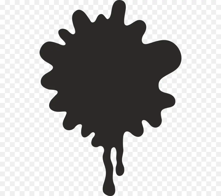 Éclaboussures D'encre Noire，Encre PNG