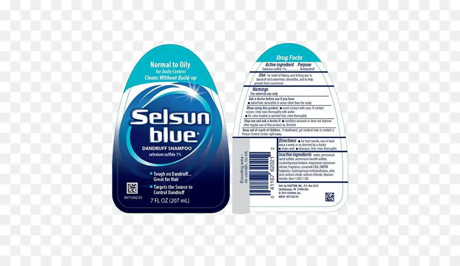 Bleu Selsun，Shampooing PNG