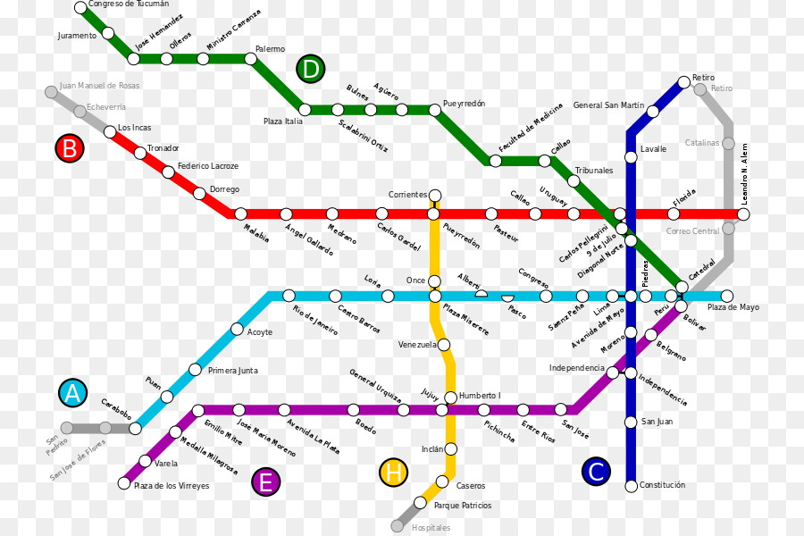 Plan Du Métro，Métro PNG