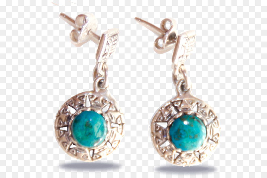 Boucle D Oreille，Turquoise PNG