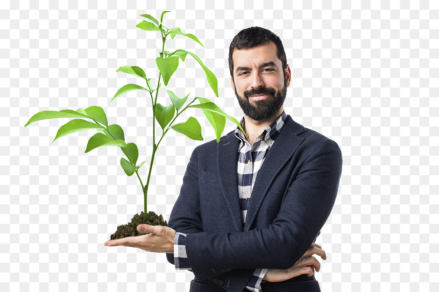 Homme Avec Plante，Usine PNG