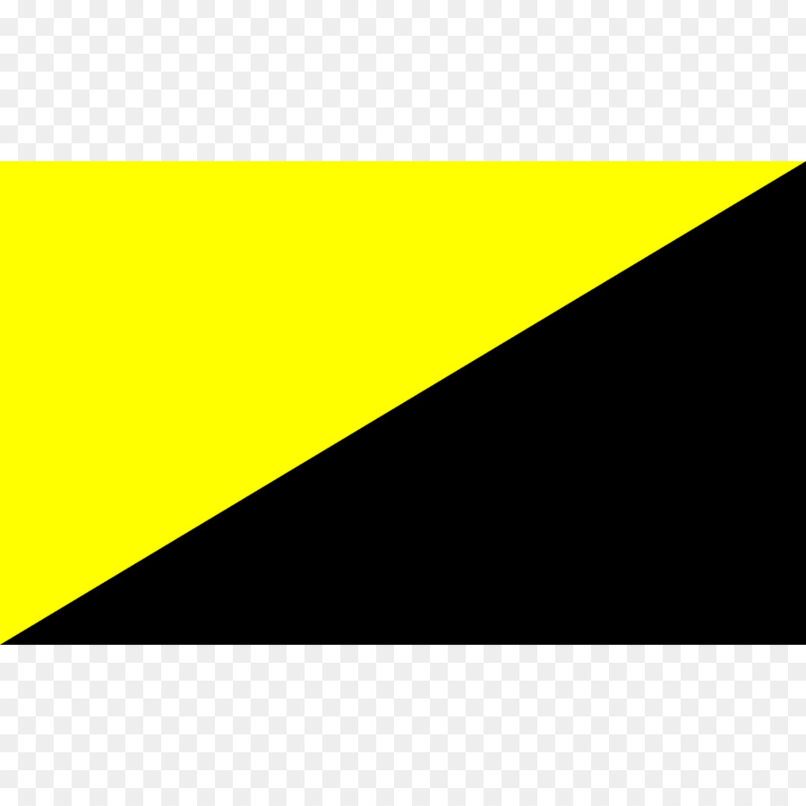 Drapeau Jaune Et Noir，Symbole PNG