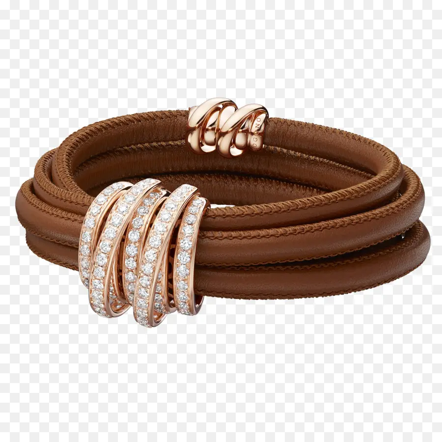 Bracelet Marron，Cuir PNG