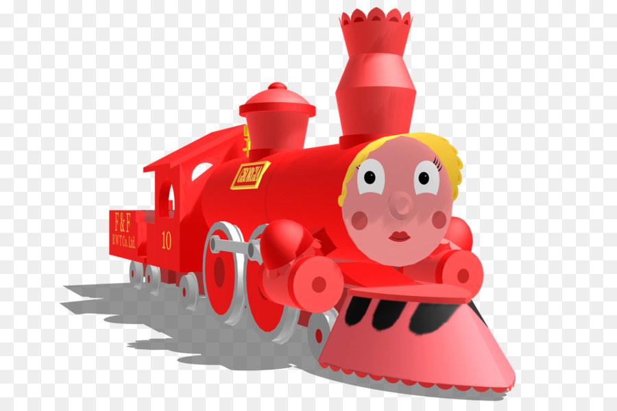 Train Rouge，Dessin Animé PNG