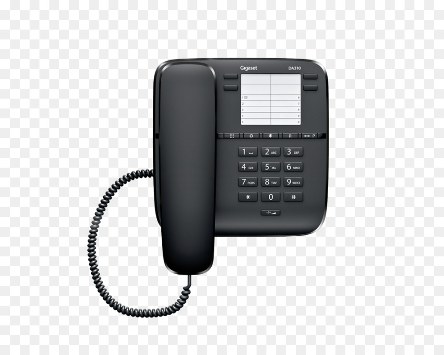 Téléphone Fixe Noir，Communication PNG