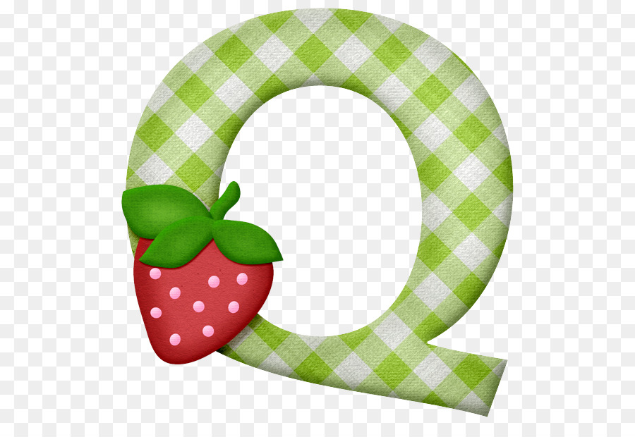 Lettre O，Fraise PNG