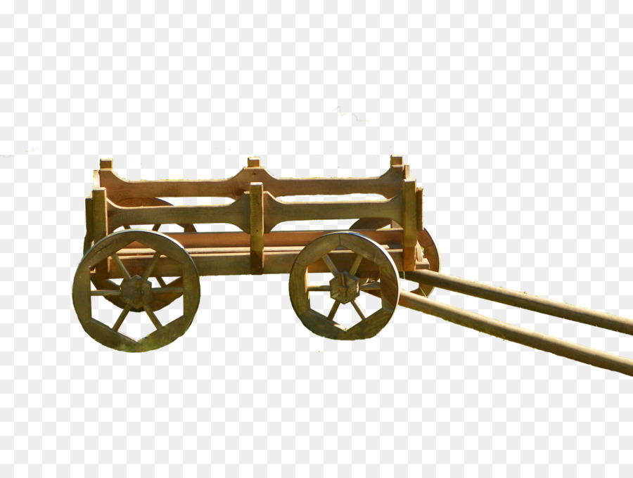 Chariot En Bois，Roues PNG