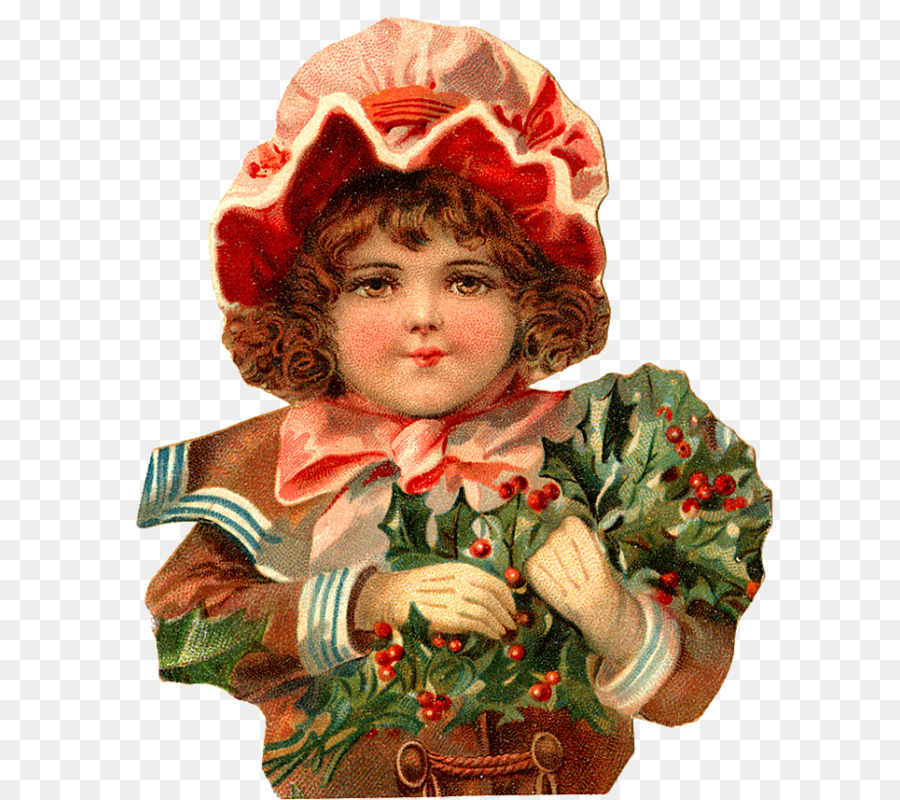 Fille Vintage，Houx PNG