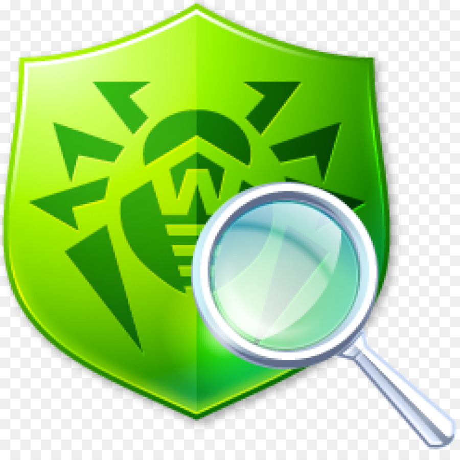 Bouclier Antivirus，Vert PNG