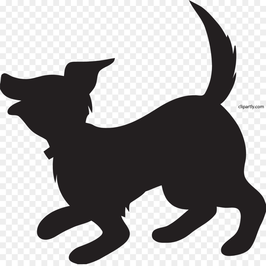 Chien，Silhouette PNG