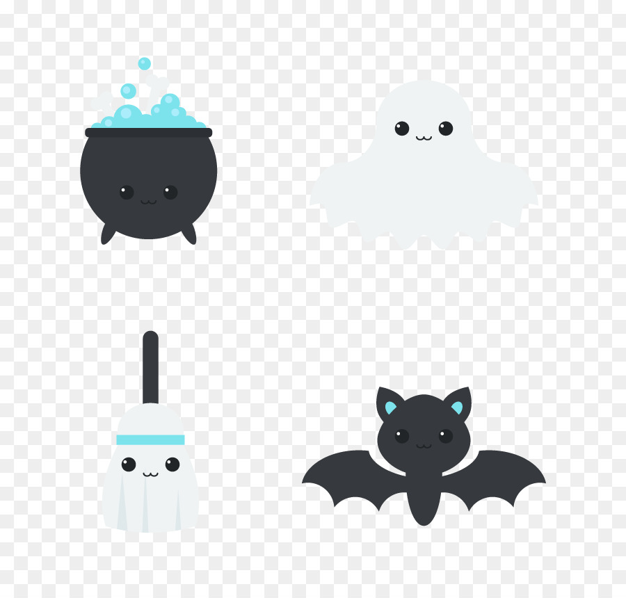 Personnages Mignons D'halloween，Chaudron PNG