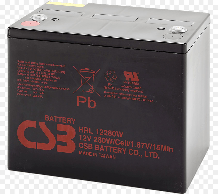 Batterie électrique，Csb Gp12120 12v 120ah PNG