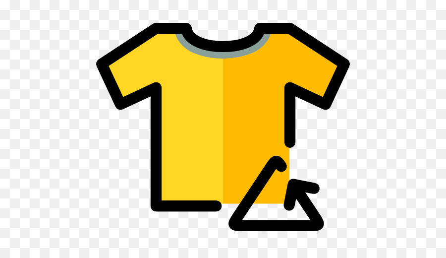 T Shirt，Jaune PNG