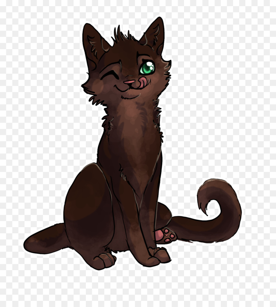 Chat De Dessin Animé Marron，Animal PNG