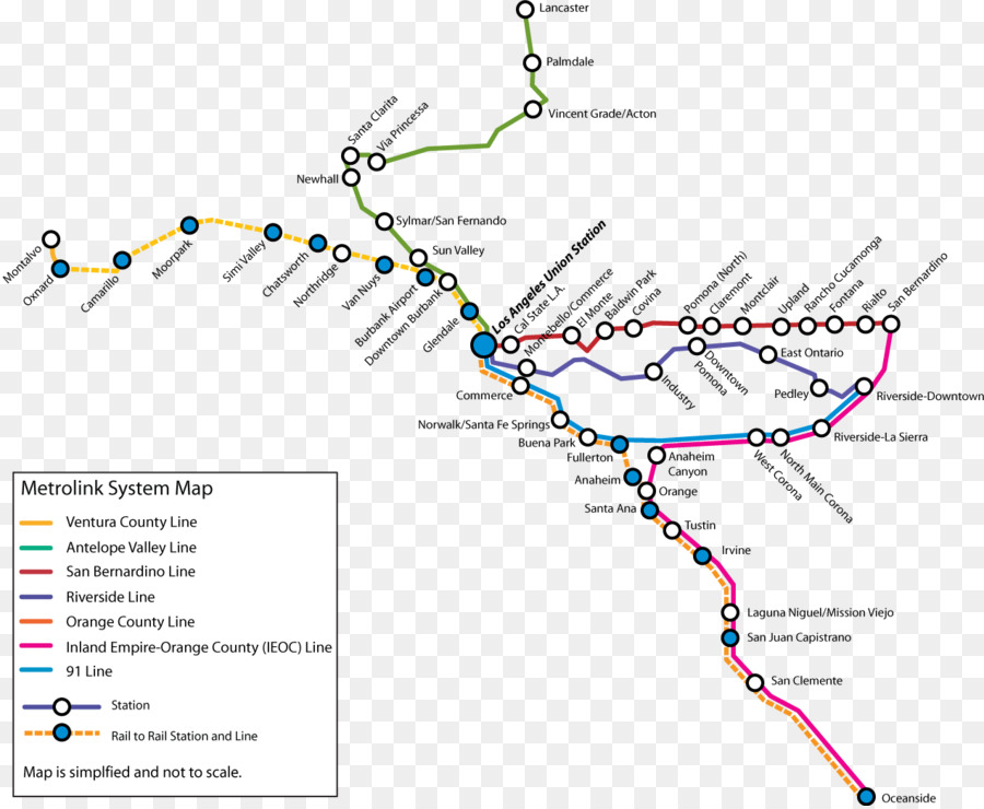 Les Trains De Banlieue，Los Angeles Gare Union PNG