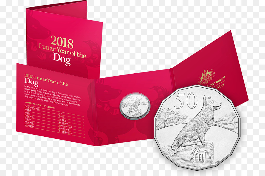 La Royal Australian Mint，Chien PNG