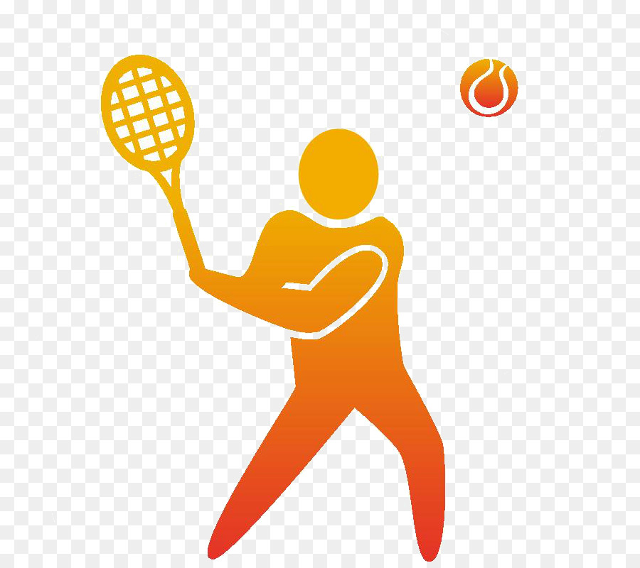 Silhouette De Joueur De Tennis，Tennis PNG