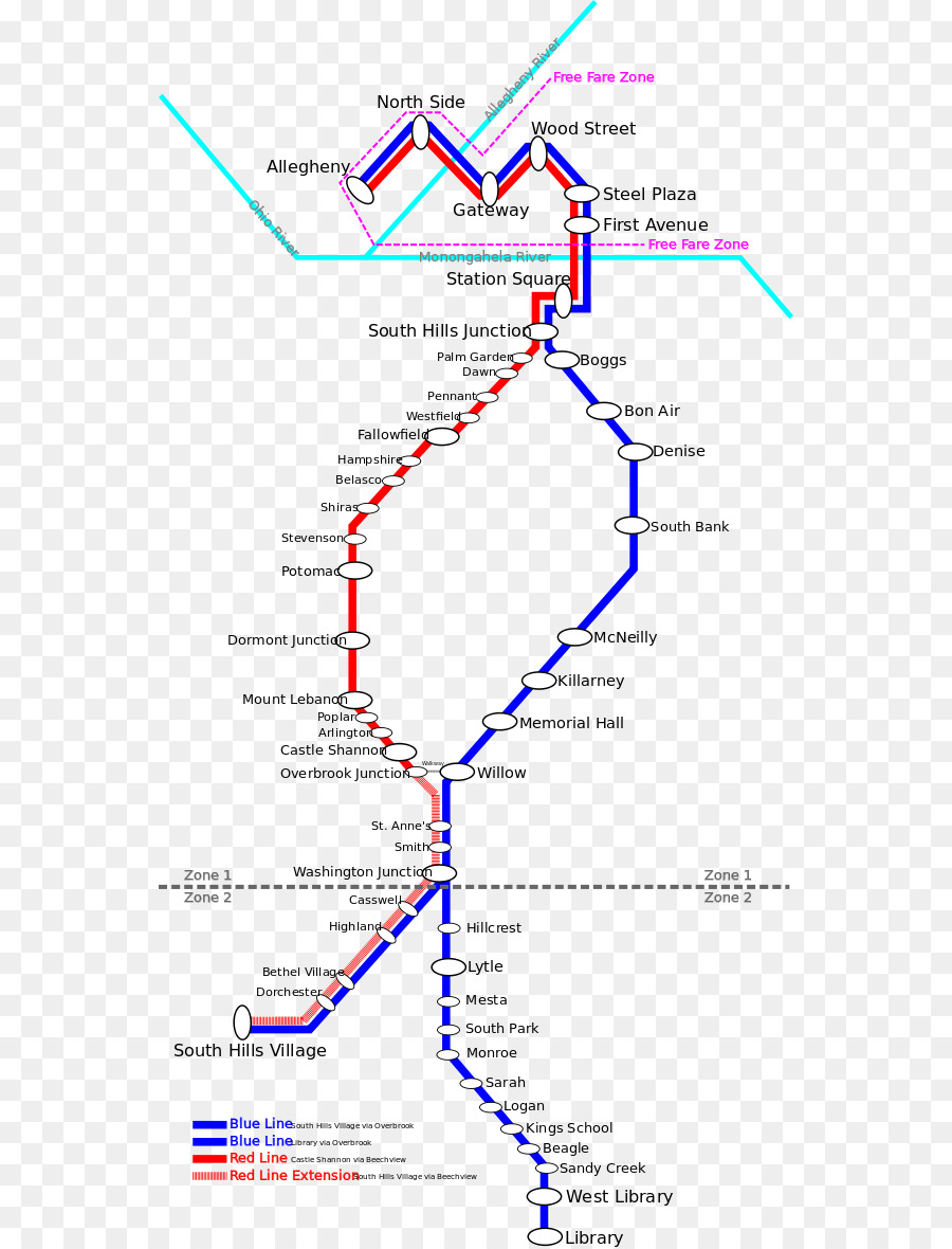 De Transport En Commun Rapide，La Ligne Bleue PNG
