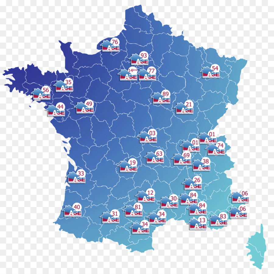 Départements De France，Carte PNG