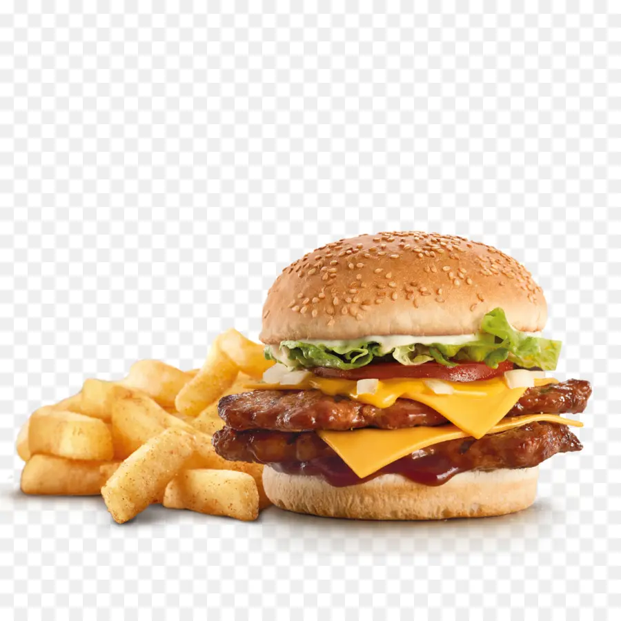 Hamburger，Frites PNG