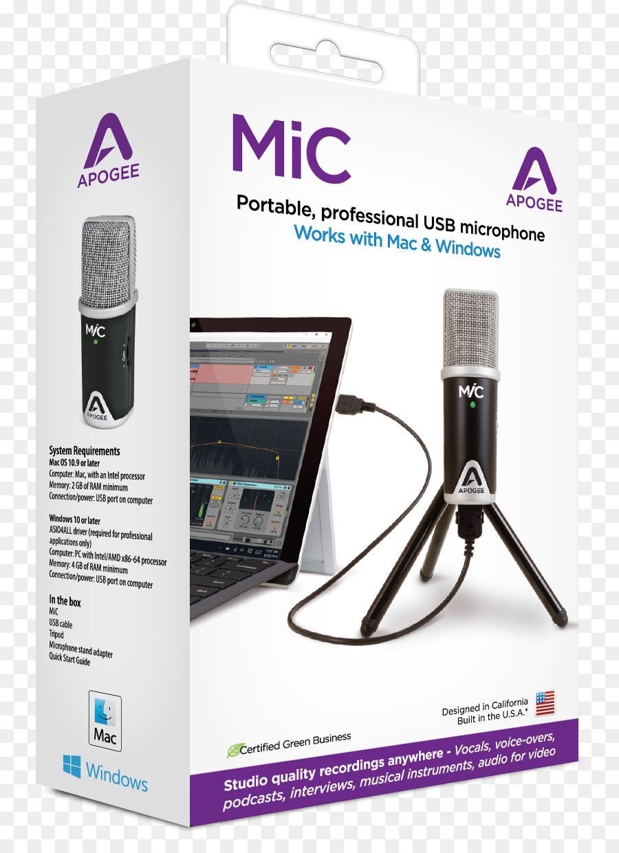 Microphone，Apogee Mic 96k PNG