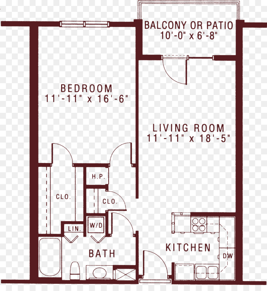 Plan D étage，Appartement PNG