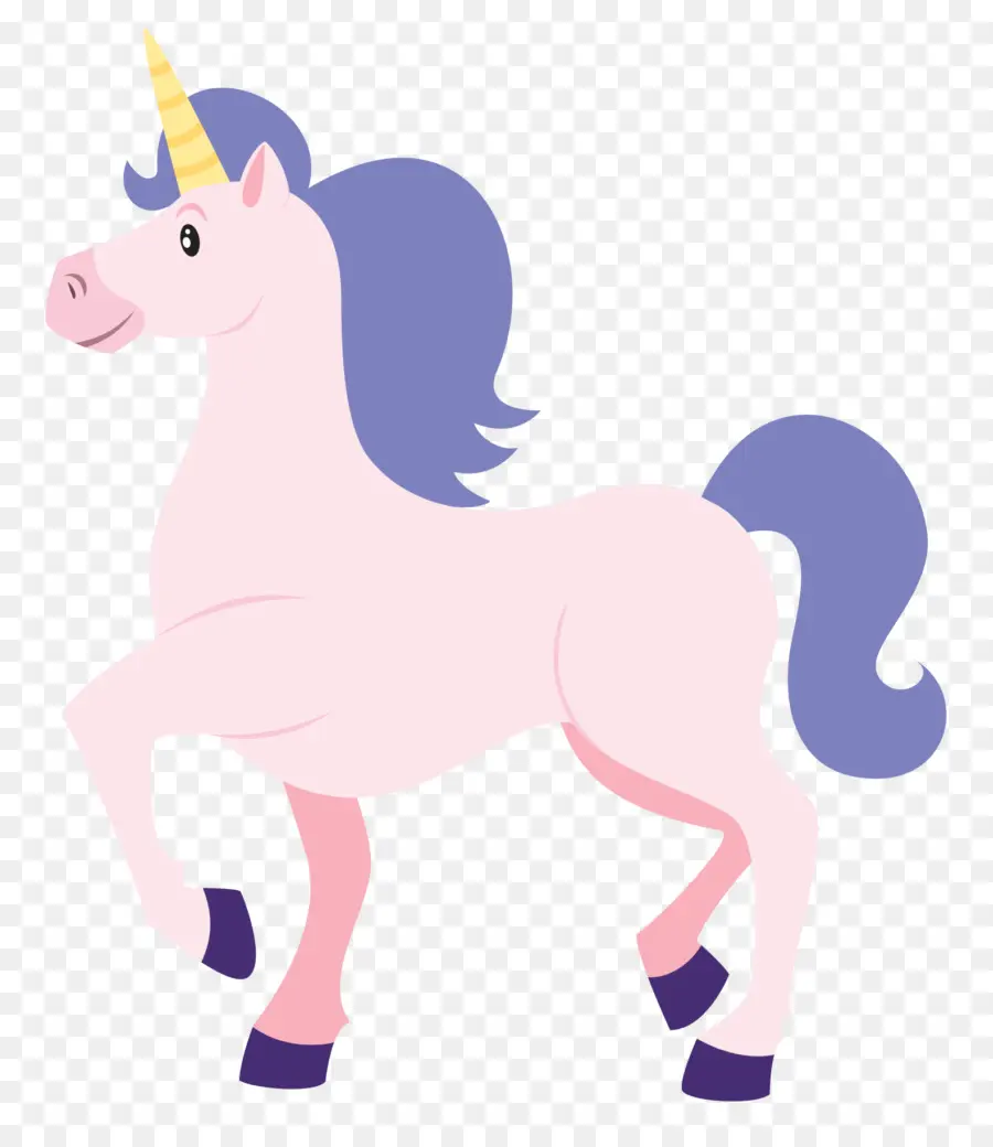 Licorne，Blanc PNG