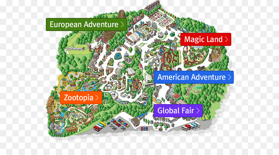 Plan Du Parc D'attractions，Zones PNG