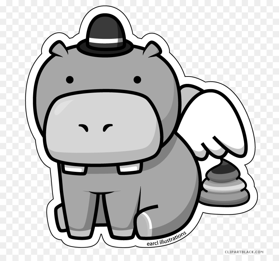 Hippopotame，Bébé Hippo PNG