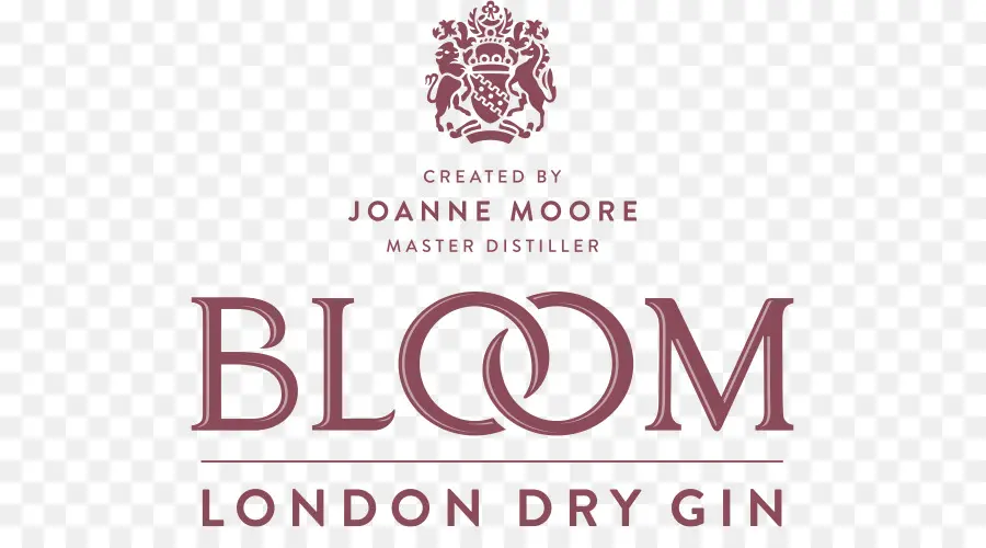 Logo Du Gin Bloom，Gin Sec De Londres PNG