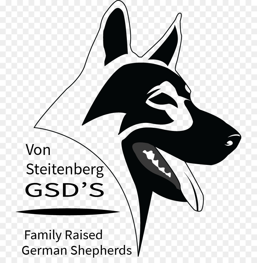 Logo De Chien，Berger Allemand PNG