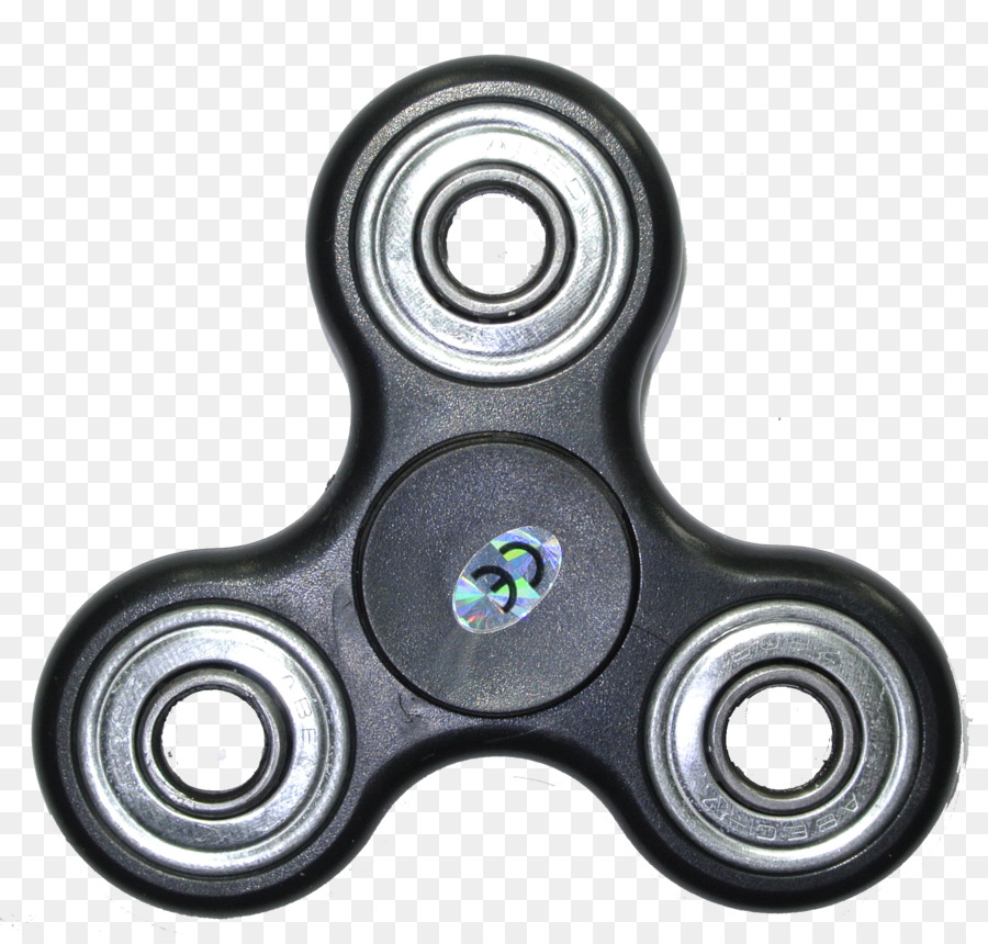 Fidget Spinner，Noir PNG