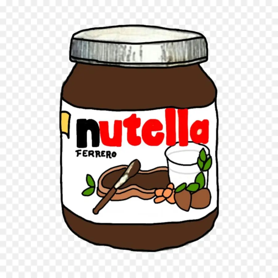 Pot De Nutella，Pâte à Tartiner Au Chocolat PNG