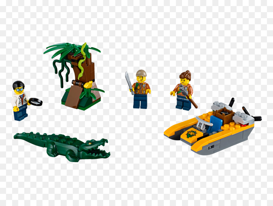 Lego City 60157 Jungle Starter Set，Lego 60161 Ville De La Jungle Des Sites D Exploration PNG