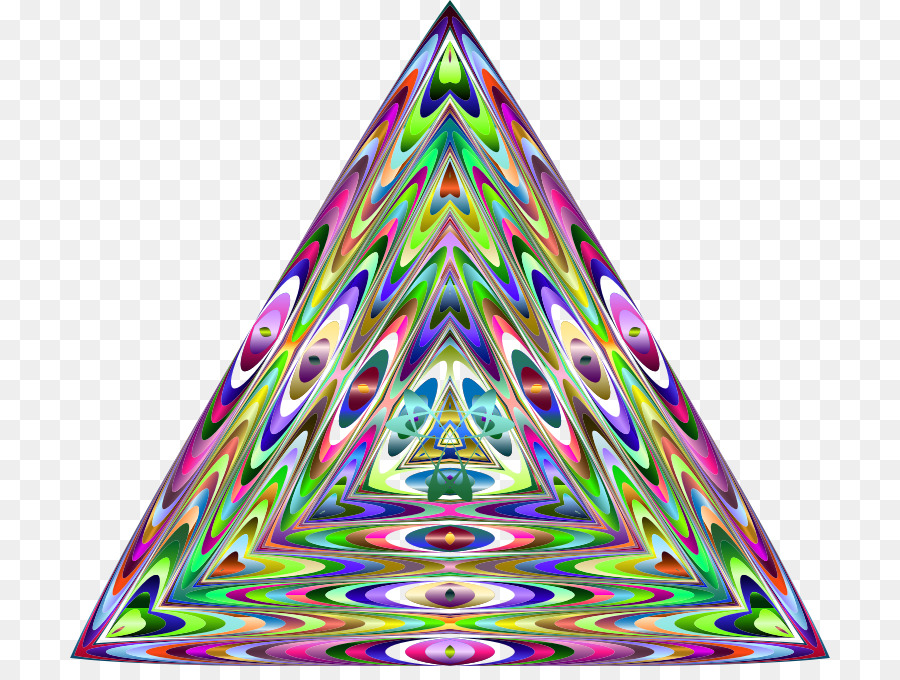 Triangle Coloré，Modèle PNG