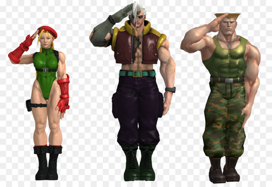 Guile，Cammy PNG
