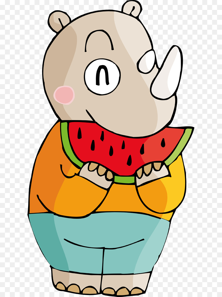 Hippopotame，Dessin Animé PNG