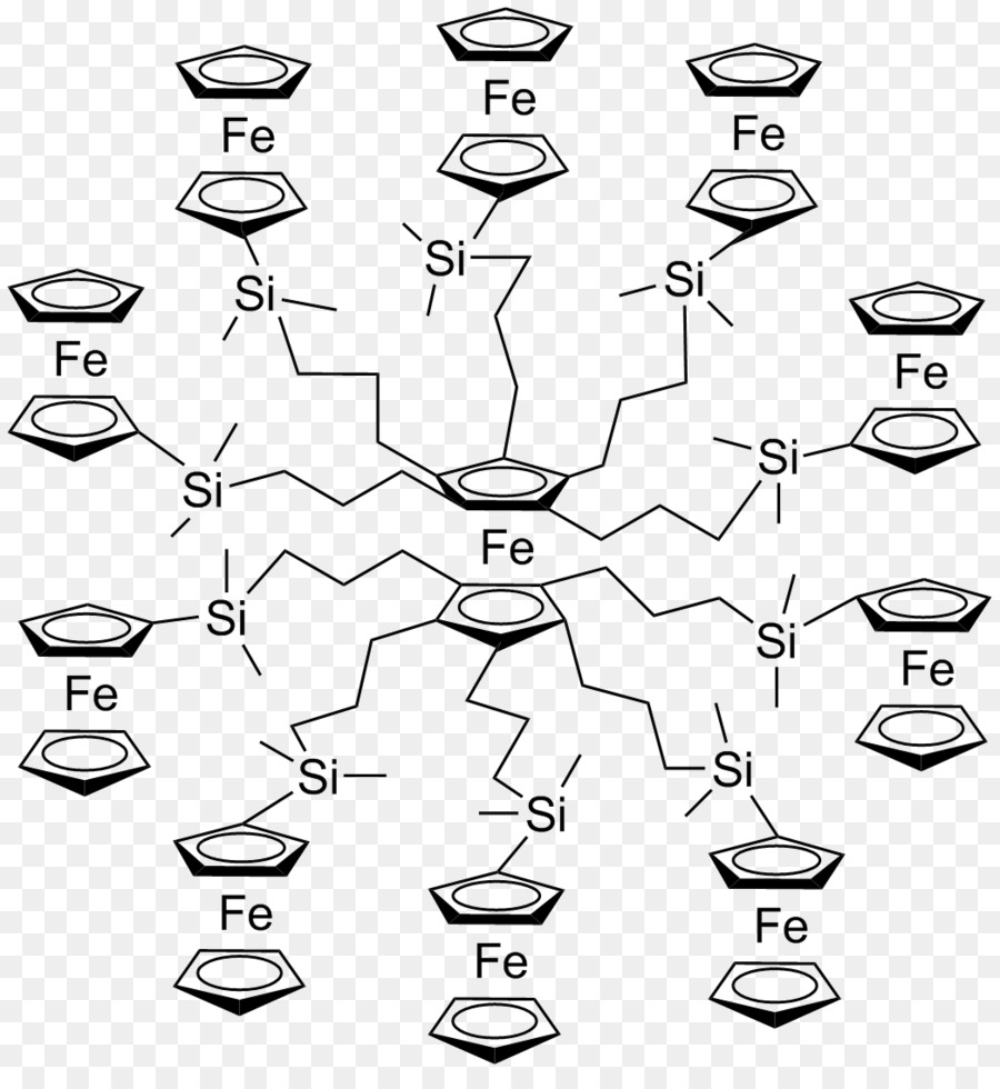 Ferrocenecontaining Dendrimères，Le Ferrocène PNG