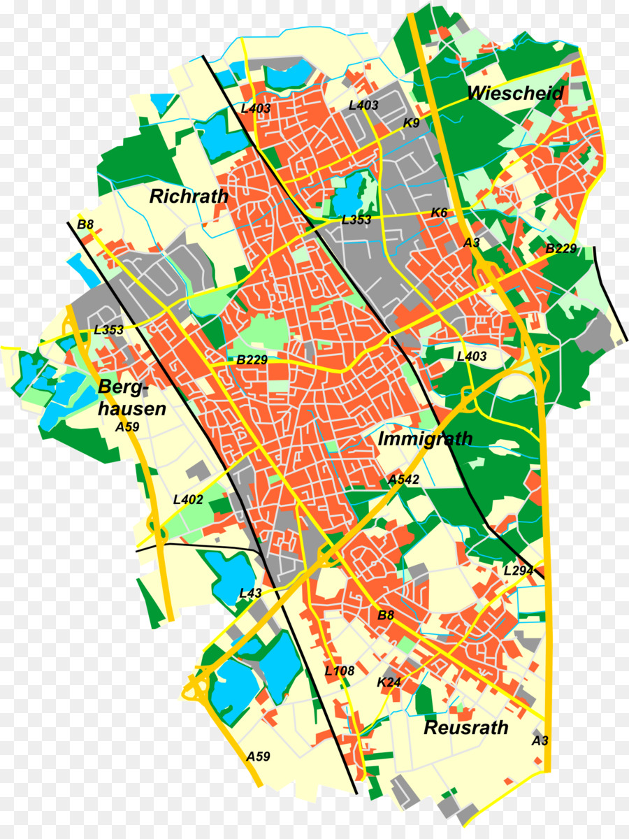 Fürth，Carte PNG