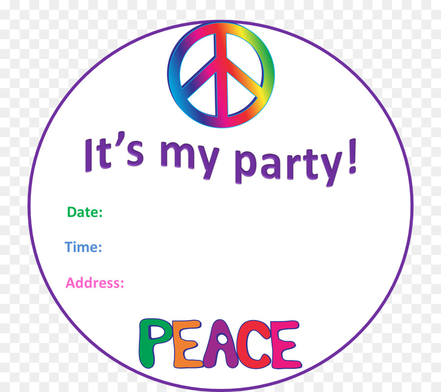 Hippie，Invitation PNG