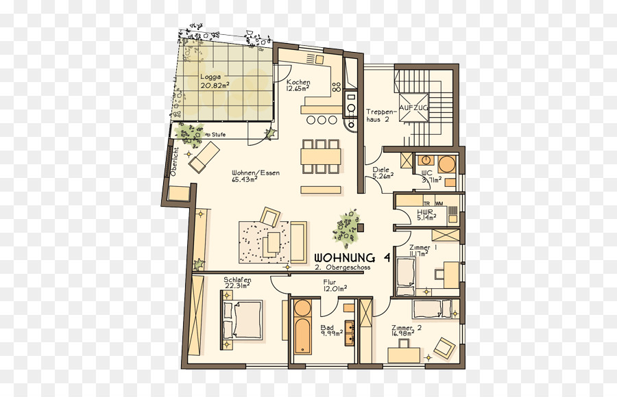 Plan D étage，Quartier Résidentiel PNG