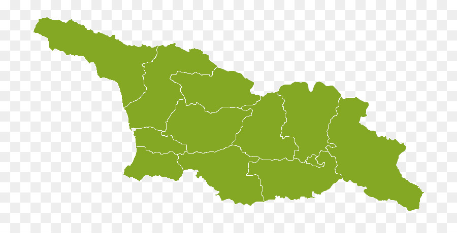 La Géorgie，Carte PNG