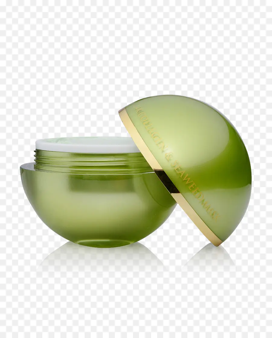 Crème Visage，Vert PNG