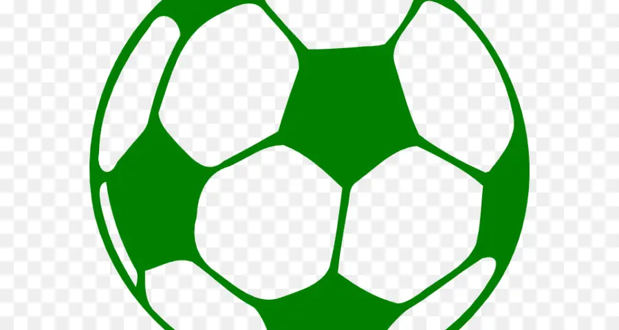 Ballon De Football，Vert PNG