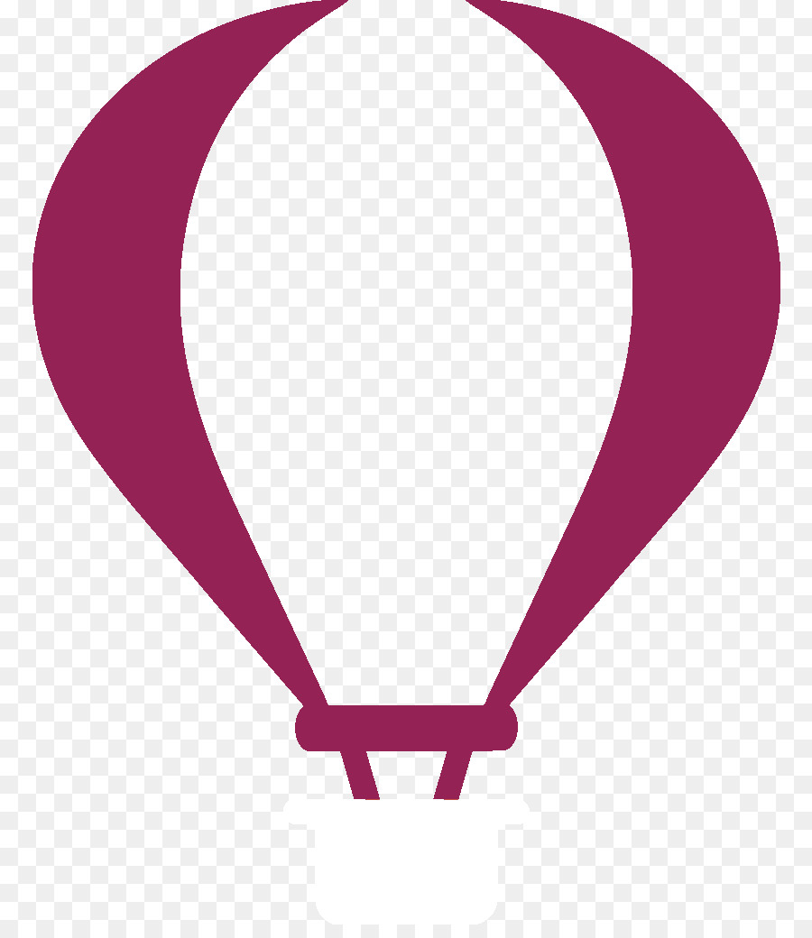 Montgolfière，Violet PNG