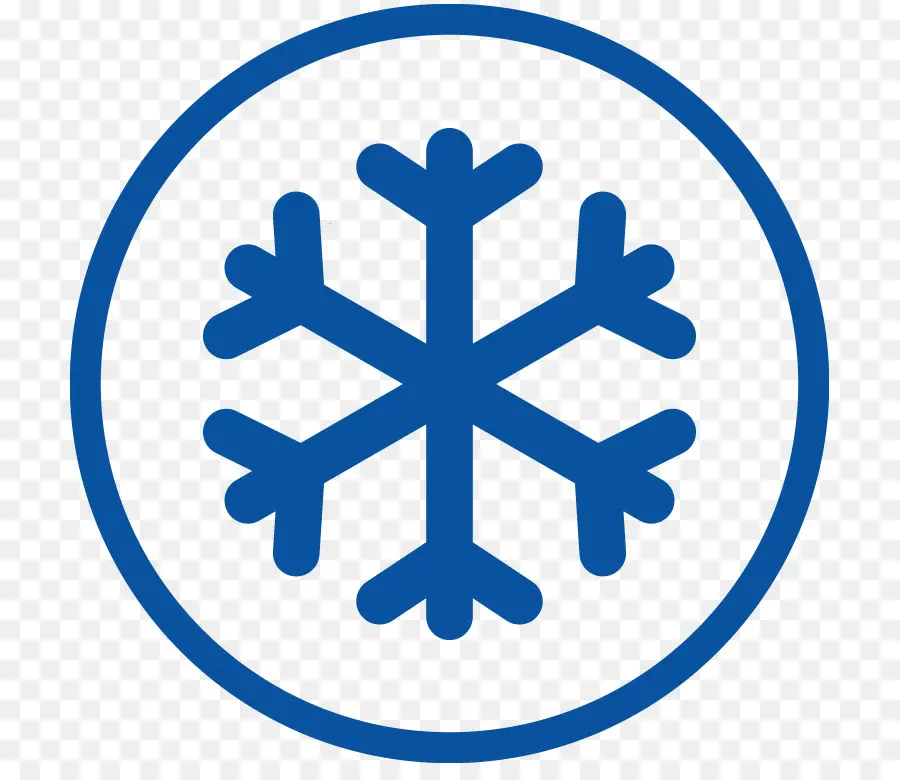 Flocon De Neige Bleu，Hiver PNG