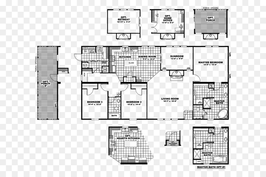 Plan D'étage，Maison PNG